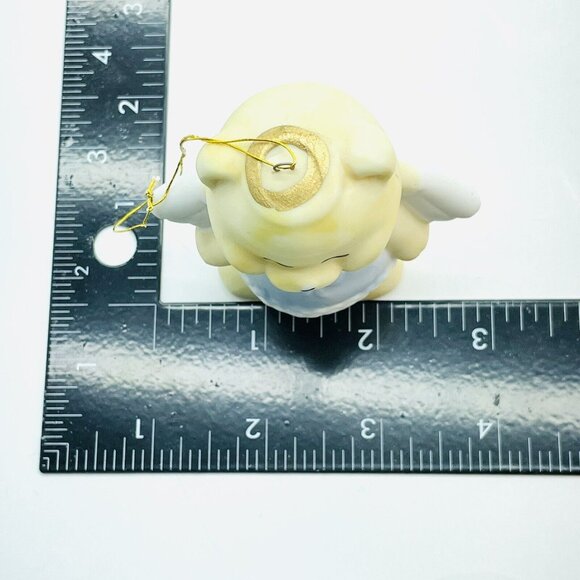 VTG Christmas Around The World Ornament Angel Bear Hand Painted Porcelain Taiwan - Picture 11 of 14